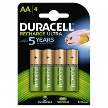 Duracell Duralock Recharge Ultra Lr6 Blister 4uds., 1,2v, 2500mah/3wh, Nimh