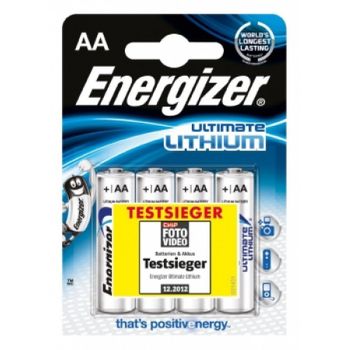 Energizer Ultimate Lithium Aa Mignon Pila Blister 4uds., 1,5v, Li-fes 2