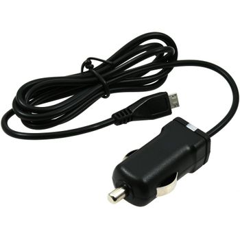 Cargador De Coche Con Micro-usb 1a Color Negro Para Samsung Galaxy Young Gt-s6310n, 12v-24v