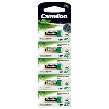 Pila Camelion L828 27a Gp27a Para Mando A Distancia Blister 5uds.