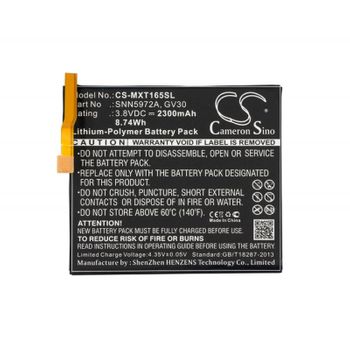 Batería Para Smartphone Motorola Xt1650-01, 3,8v, 2300mah/8,7wh, Li-polymer, Recargable