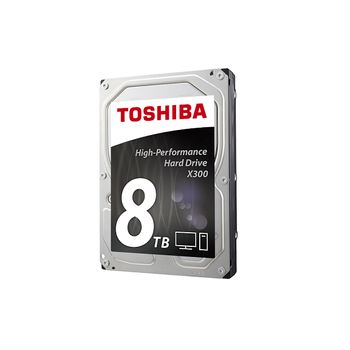 Toshiba X300, 3.5", 8000 Gb, 7200 Rpm, Serial Ata Iii, 128 Mb, Unidad De Disco Duro