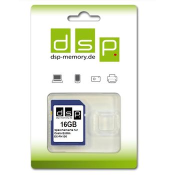 Dsp Memory Z De 4051557386822 16 gb Tarjeta De Memoria Para Casio Exilim Ex-fh100