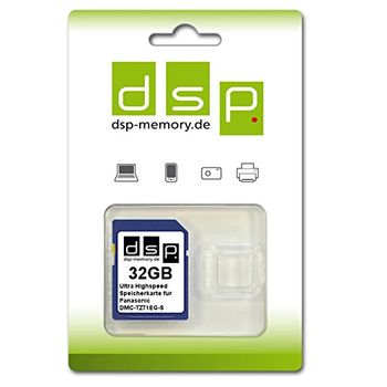 Dsp Memoria Z 4051557427686 32 Gb Tarjeta De Memoria De Ultra Alta Velocidad De La Cámara Panasonic Dmc-tz71eg-s Digital