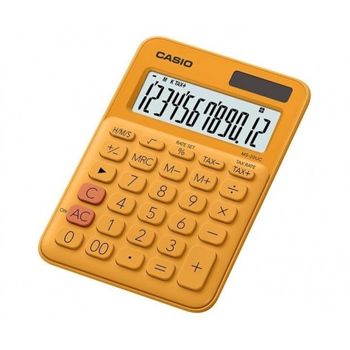 Casio Calculadora De Oficina Sobremesa Naranja 12 Digitos Ms-20uc