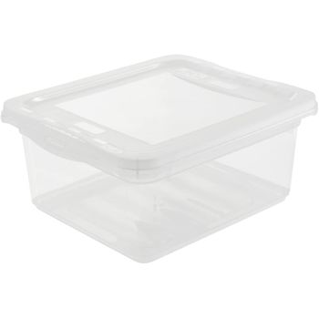 Cajas De Almacenaje Plástico Keeeper Bea 18,5x16,5x8,5 Cm Transparente