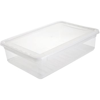 Cajas De Almacenaje Plástico Keeeper Bea 39 X 26,5 X 10 Cm Transparente