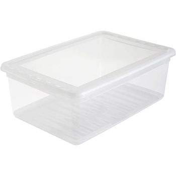 Cajas De Almacenaje Plástico Keeeper Bea 39 X 26,5 X 14 Cm Transparente