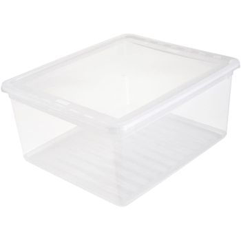 Cajas De Almacenaje Plástico Keeeper Bea 39 X 33,5 X 18 Cm Transparente