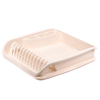 keeeper Escurreplatos con Bandeja, Plástico sin BPA, 39,5 x 39,5 x