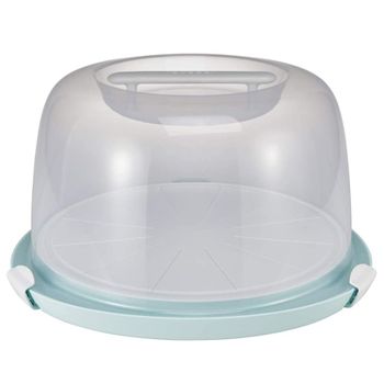 Caja Para Tartas, Pp/tpe, Aquamarine, Altura: 21 Cm