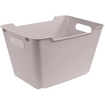 Caja De Almacenaje Plástico Keeeper Lotta 35,5 X 23,5 X 20 Cm Gris