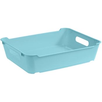 Caja De Almacenaje Plástico Keeeper Lotta 28 X 21 X 6,5 Cm Azul