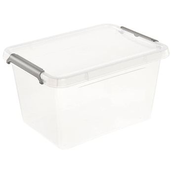 Caja De Almacenamiento/clipbox Keeeper Lara Tapa Con Clip Para Cerrar