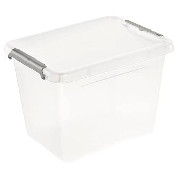 Caja De Almacenamiento Keeeper Lara, Tapa Con Clip Para Cerrar