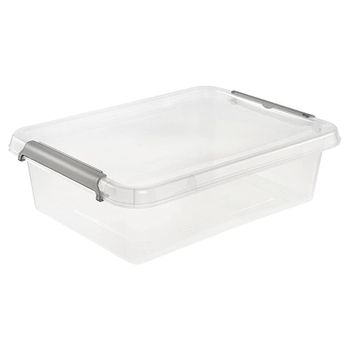 Caja De Almacenamiento Keeeper Lara 8,5 L Tapa Con Clip Para Cerrar