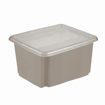 Caja De Almacenaje Keeeper Emil&emilia 15 L 38x28,5x20,5 Cm Urban Grey