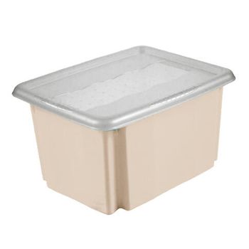 Caja De Almacenaje Keeeper Emil&emilia 15 L 38x28,5x20,5 Cm Crema