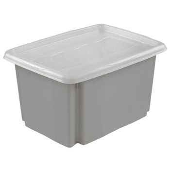 Caja De Almacenaje Keeeper Emil&emilia 30 L 45x35x27 Cm Urban Grey