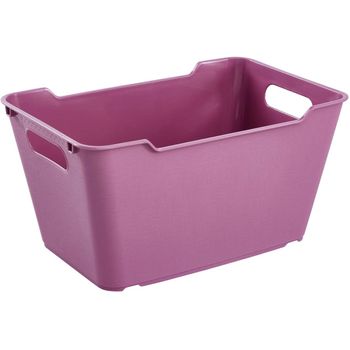 Caja De Almacenaje Plástico Keeeper Lotta 29,5 X 19 X 15 Cm Frambuesa