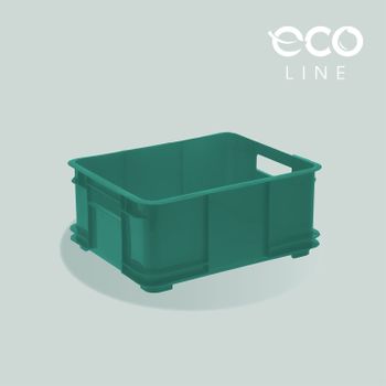 Caja Almacenaje Eurobox Plástico Eco Keeeper Bruno 43x35x17,5 Cm Verde