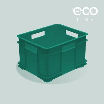 Caja Almacenaje Eurobox Plástico Eco Keeeper Bruno 43x35x24 Cm Verde