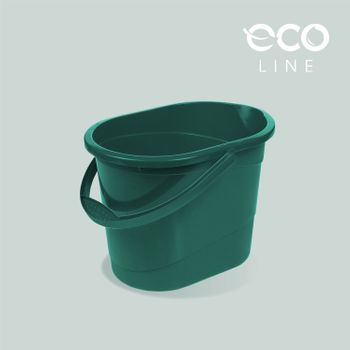 Cubo De Fregona Con Asa Plástico Eco Keeeper Thies 37x26,5x25cm 13l Verde