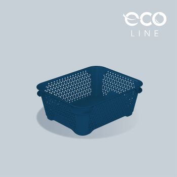 Mini Cesta Eco Din A6 Plástico Keeeper Mirko 20 X 16 X 7 Cm Azul