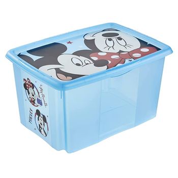 Caja De Almacenamiento Con Tapa Keeeper Paulina 55,5x40x30 Cm Mickey