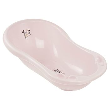 Bañera Ergonómica Con Tapón Keeeper Minnie De 0 12 Meses 84 Cm Rosa Pastel