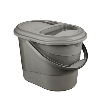 Cubo De Basura De Pedal Slim Jim 30 Litros Gris Rubbermaid con Ofertas en  Carrefour