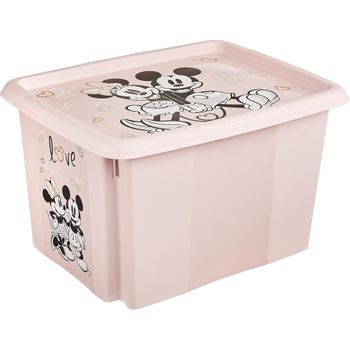 Caja De Almacenamiento 45 X 35 X 27, Rosa Nórdico