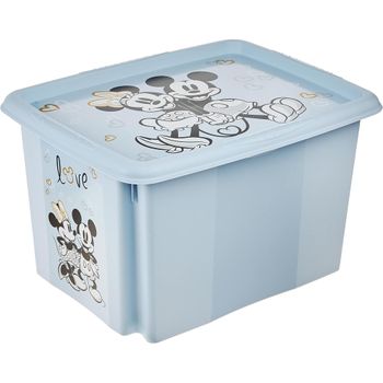 Caja De Almacenamiento Mickey 45 X 35 X 27, Azul Keeeper