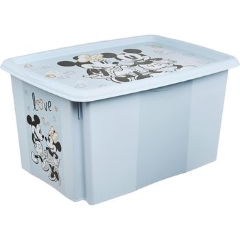 Caja De Almacenamiento 55,5 X 40 X 30, Azul Mickey Keeeper