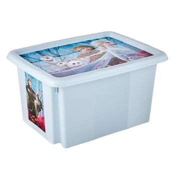 Caja De Almacenamiento Frozen 38 X 28,5 X 20,5, Azul