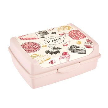 Caja De Almacenamiento Plástico Keeeper 17 X 13 X 7, Rosa Nórdico