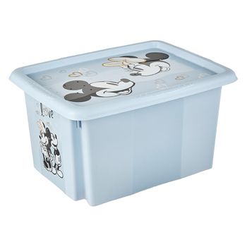 Caja De Almacenamiento Mickey 38 X 28,5 X 20,5, Azul