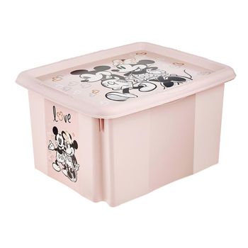 Cajas De Almacenaje Transparente – Cajas Organizadoras De Plástico Con Tapa  Y Ruedas 60 Litros (rosa)jardin202 con Ofertas en Carrefour