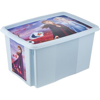 Caja De Almacenamiento 55,5 X 40 X 30, Azul Frozen