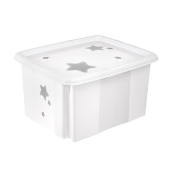 Caja De Almacenamiento 42,5 X 35,5 X 22,5, Blanco Keeeper