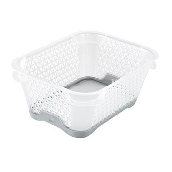 2 Cajas De Almacenamiento Plástico Keeeper Lotta 19,5x14x10 Cm Gris con  Ofertas en Carrefour