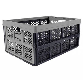 Caja De Almacenamiento 48x35x23, Gris Nórdico Keeeper