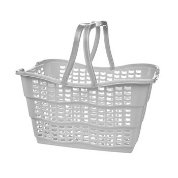 Cesta De La Compra 40x29x22,5, Gris Nórdico Keeeper