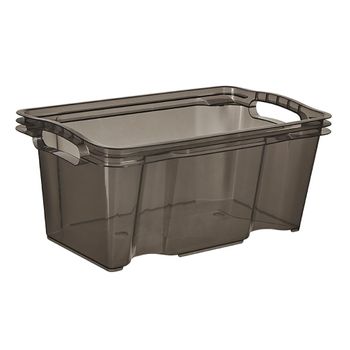 Caja Almacenaje Con Asas Plástico Keeeper Franz 43 X 35 X 23 Cm 24 L con  Ofertas en Carrefour