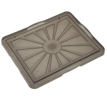 Tapa Para Caja De Almacenaje 35 X 21, Gris Translúcido Keeeper