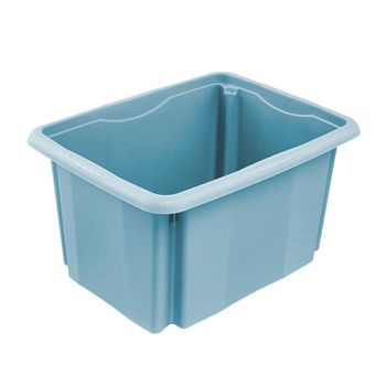 Caja De Almacenamiento 38x28,5x20,5, Azul Nórdico Keeeper