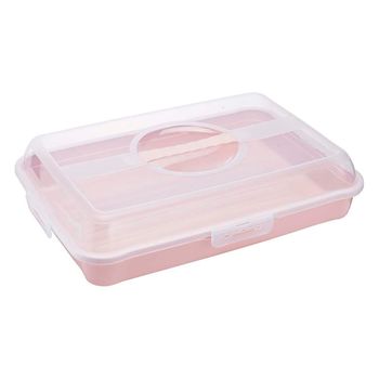 Recipiente Transporte Alimentos  43x29,5, Rosa Keeeper