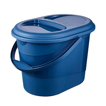 Cubo De Basura 37 X 29,5 X 27,5, Eco Azul