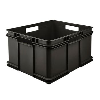 Caja De Almacenaje Eurobox Xxl, Plástico Robusto (pp), 52 X 43 X 28 Cm, 54 L, Eco Grafito