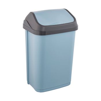 Keeeper Cubo De Basura Con Tapa Basculante, 25 L Azul Nórdico, Gama Swantje